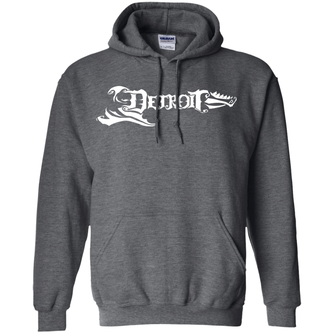 Detroit Guitar White Hoodie