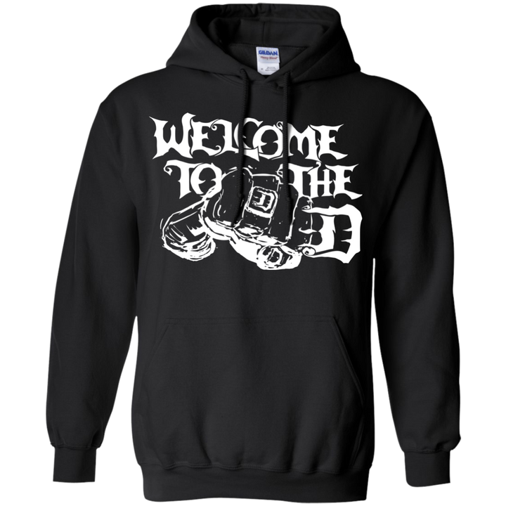 Welcome to The D Fist White Hoodie