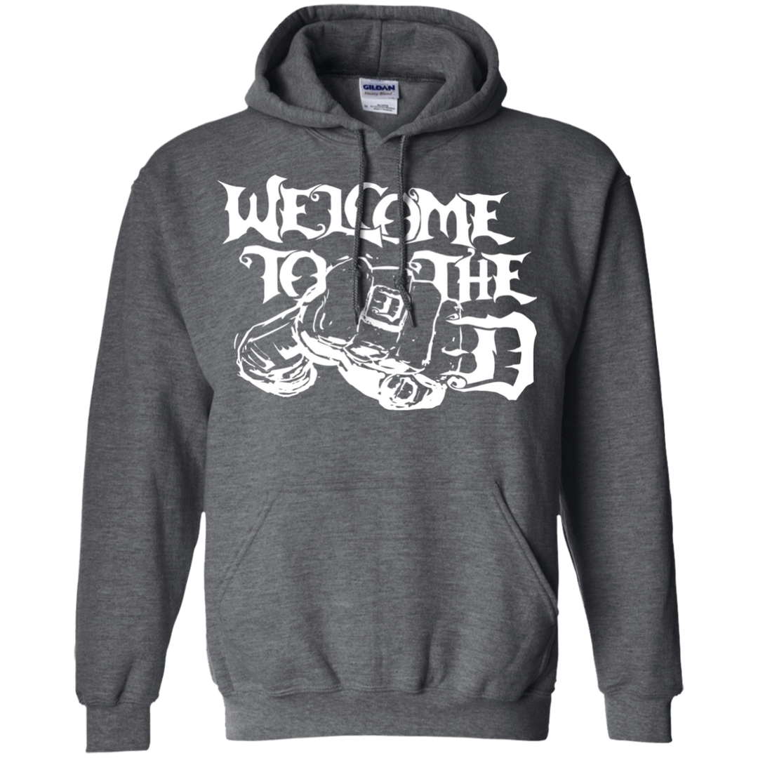 Welcome to The D Fist White Hoodie