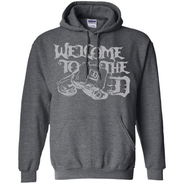 Welcome to The D Fist Silver Hoodie