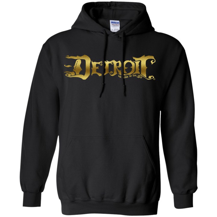 Detroit Guitar Top D Gold Hoodie