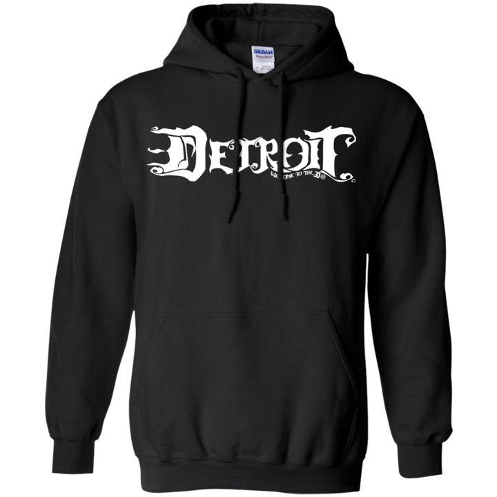 Detroit Note D White Hoodie