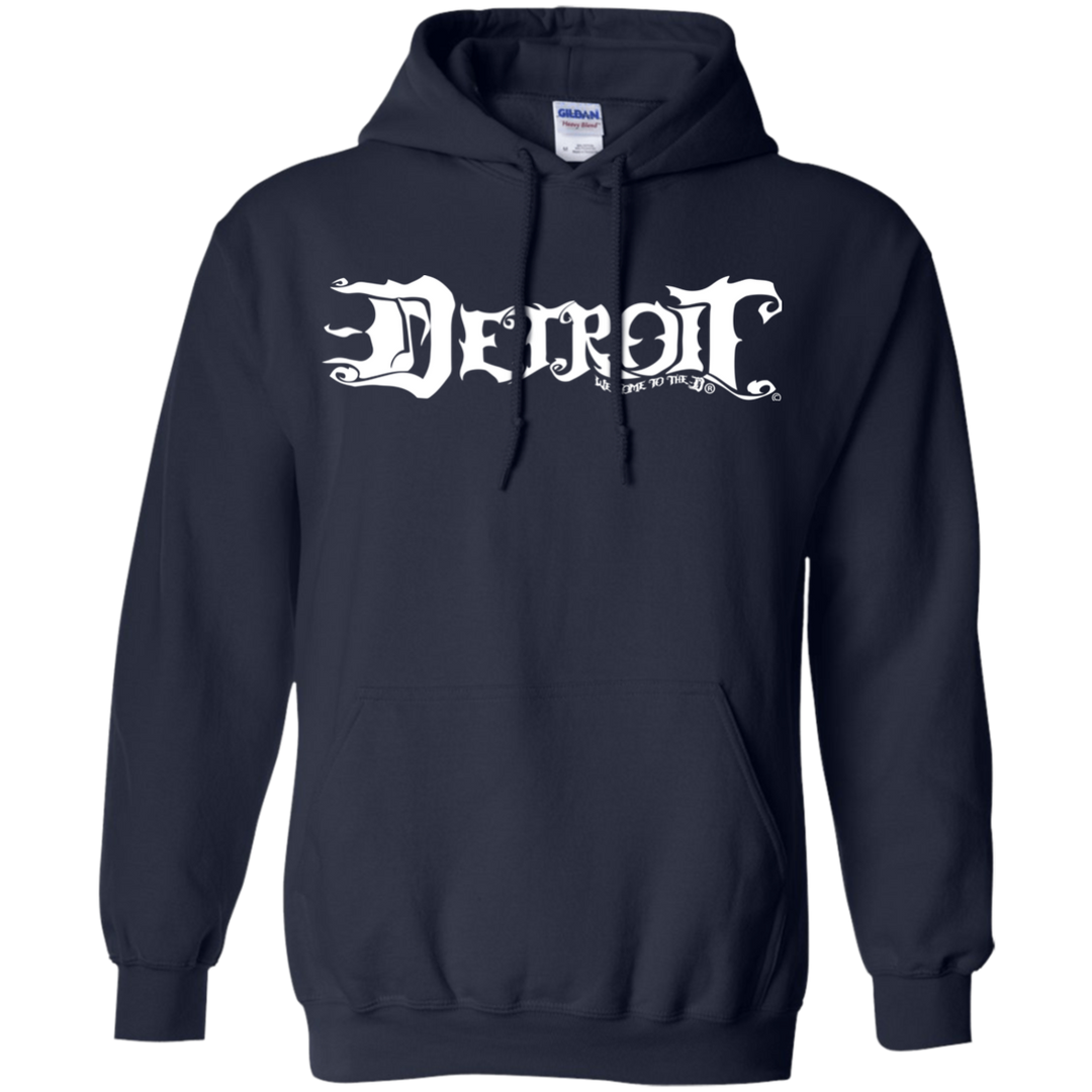 Detroit Note D White Hoodie