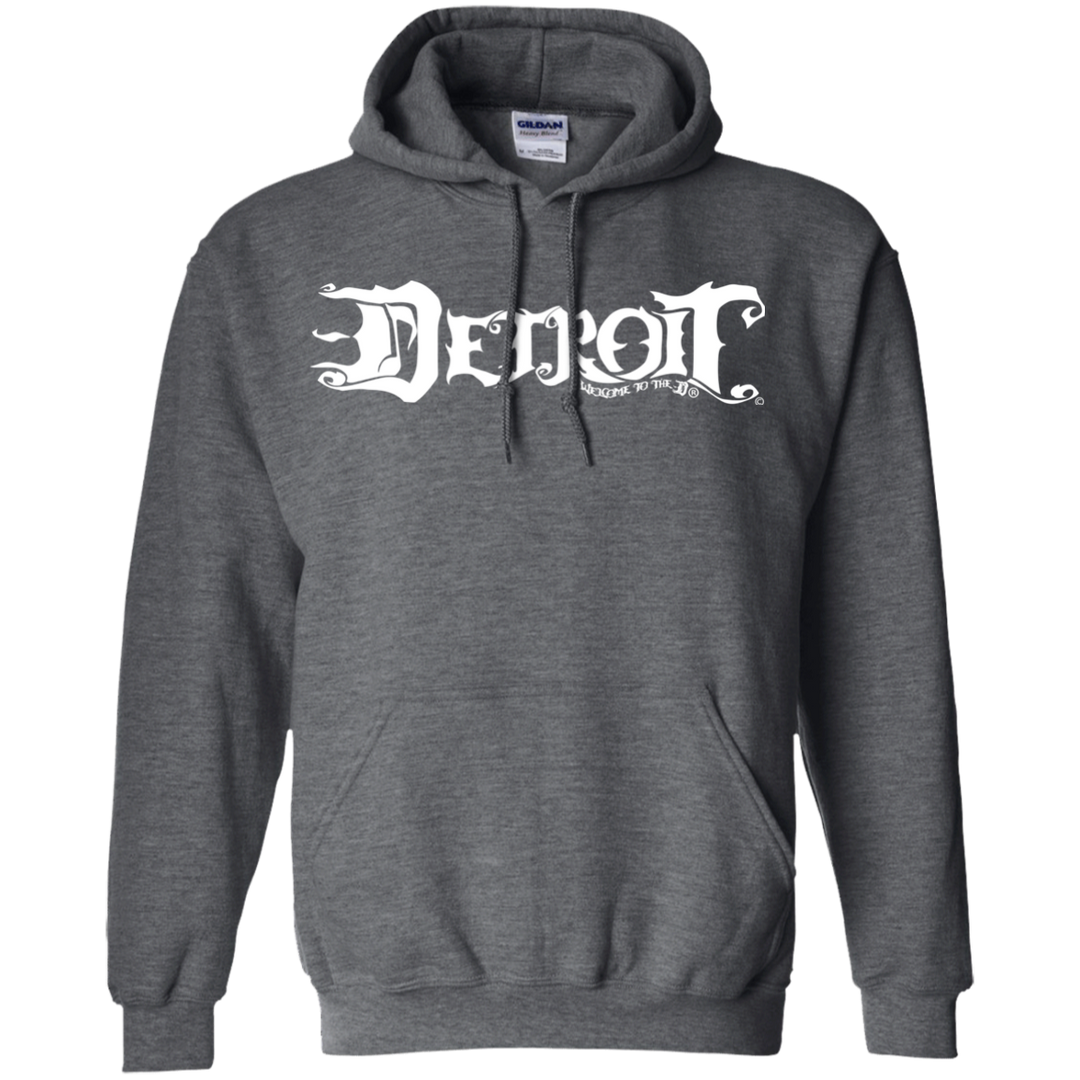 Detroit Note D White Hoodie