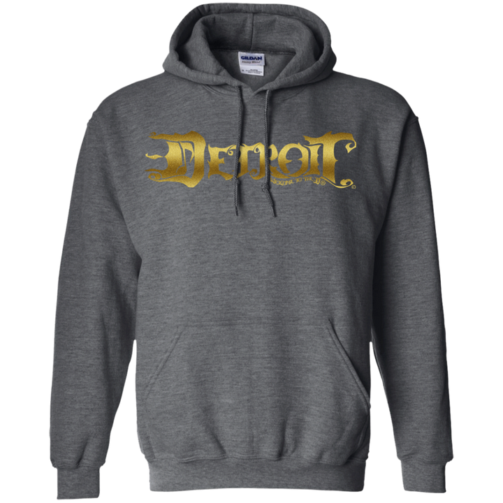 Detroit Note D Gold Hoodie