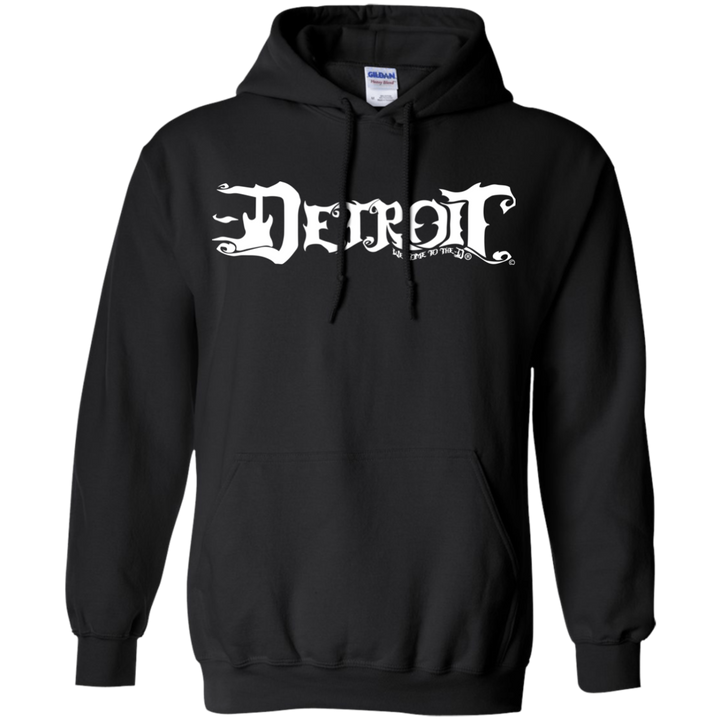 Detroit Guitar D White Hoodie