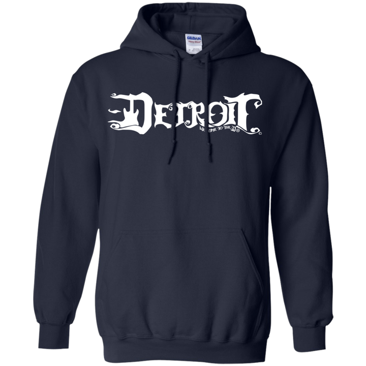 Detroit Guitar D White Hoodie