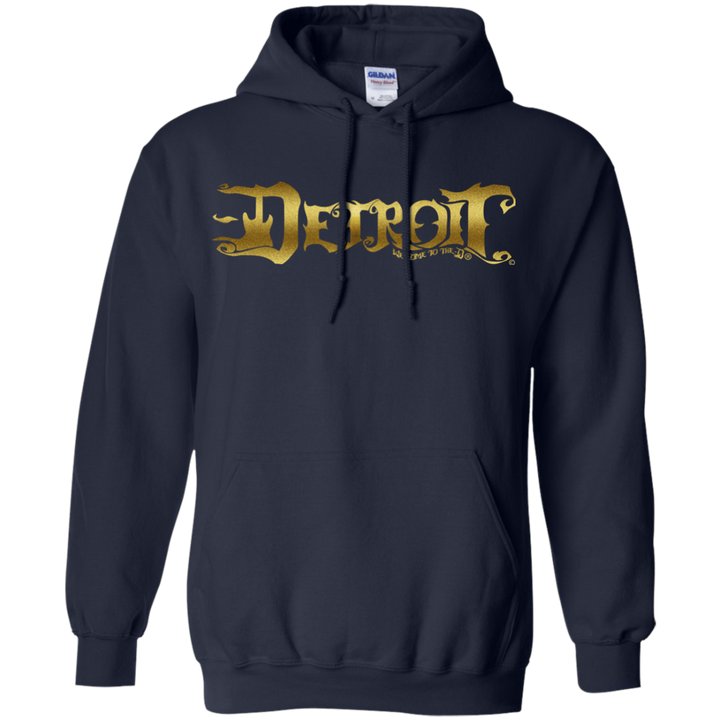 Detroit Guitar D Gold Hoodie