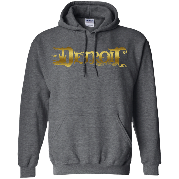 Detroit Guitar D Gold Hoodie