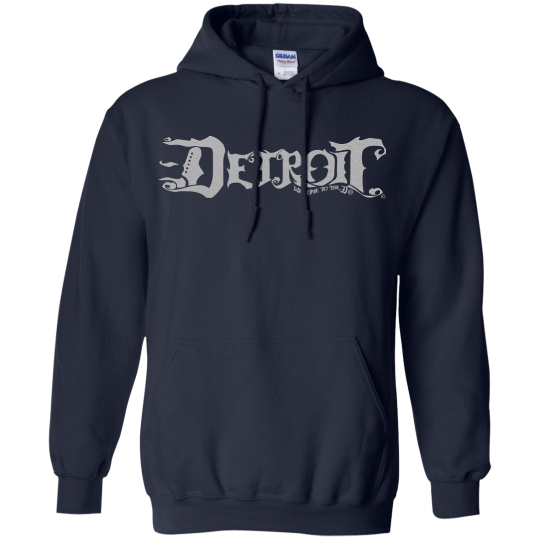 Detroit Guitar Top D Silver Hoodie