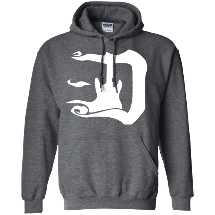 Guitar D White Hoodie