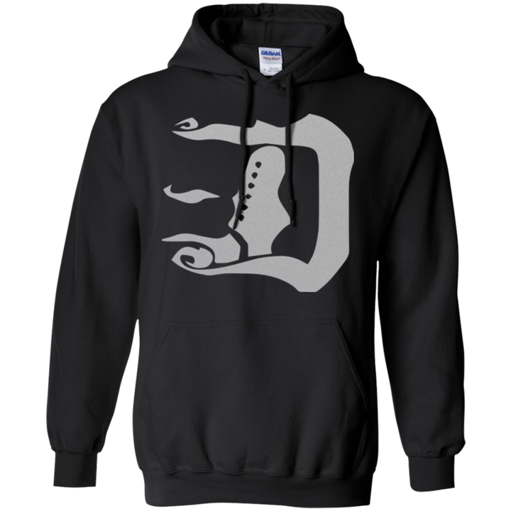 Guitar Top D Silver Hoodie