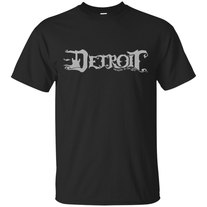 Detroit Guitar Top D Silver T-Shirt