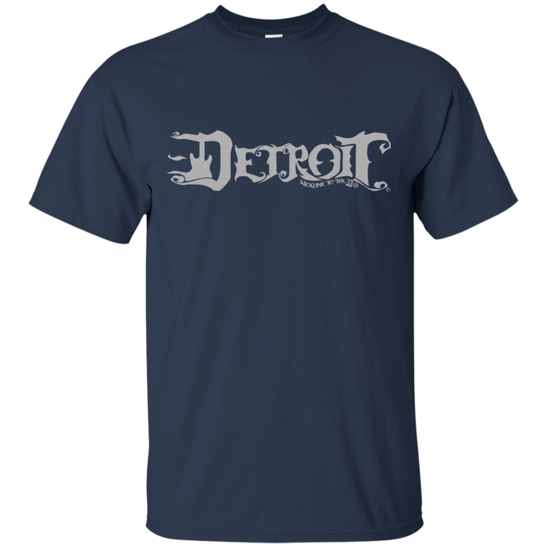 Detroit Guitar Top D Silver T-Shirt