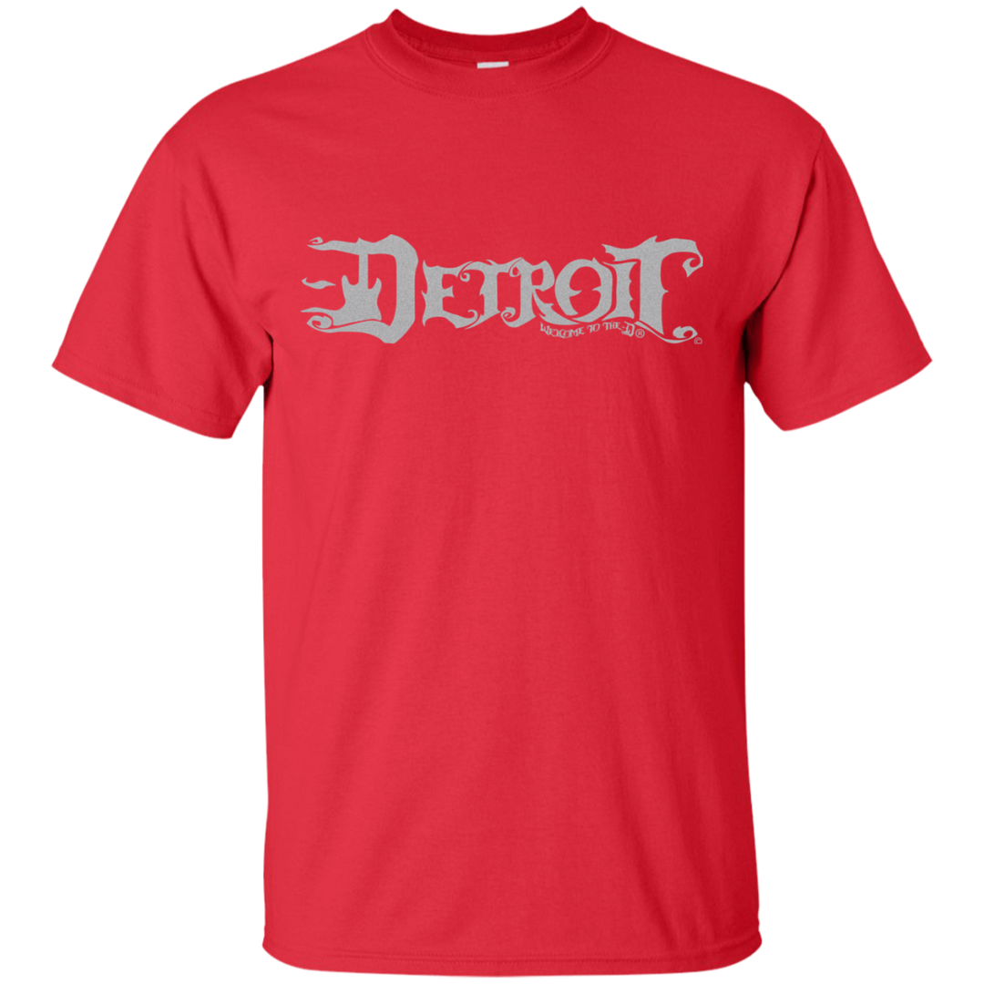 Detroit Guitar Top D Silver T-Shirt