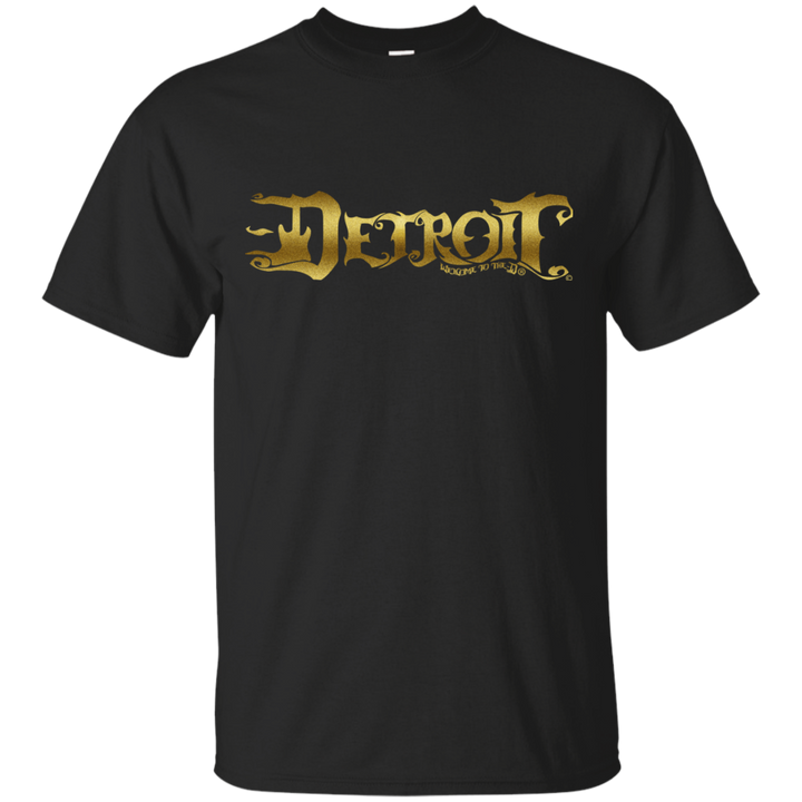 Detroit Guitar D Gold T-Shirt