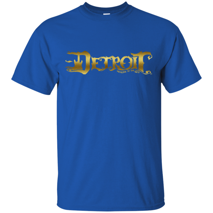 Detroit Guitar D Gold T-Shirt