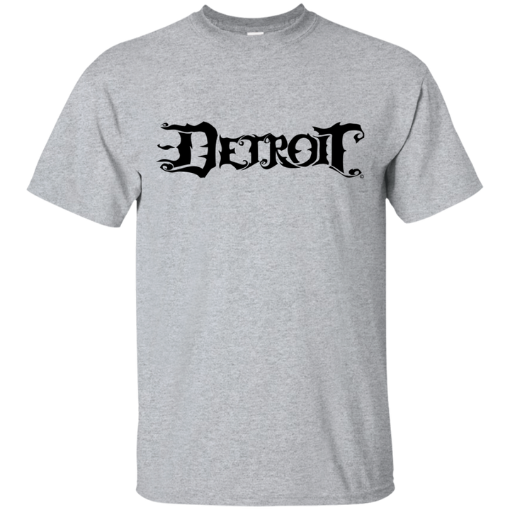 Detroit Original logo Black T-Shirt