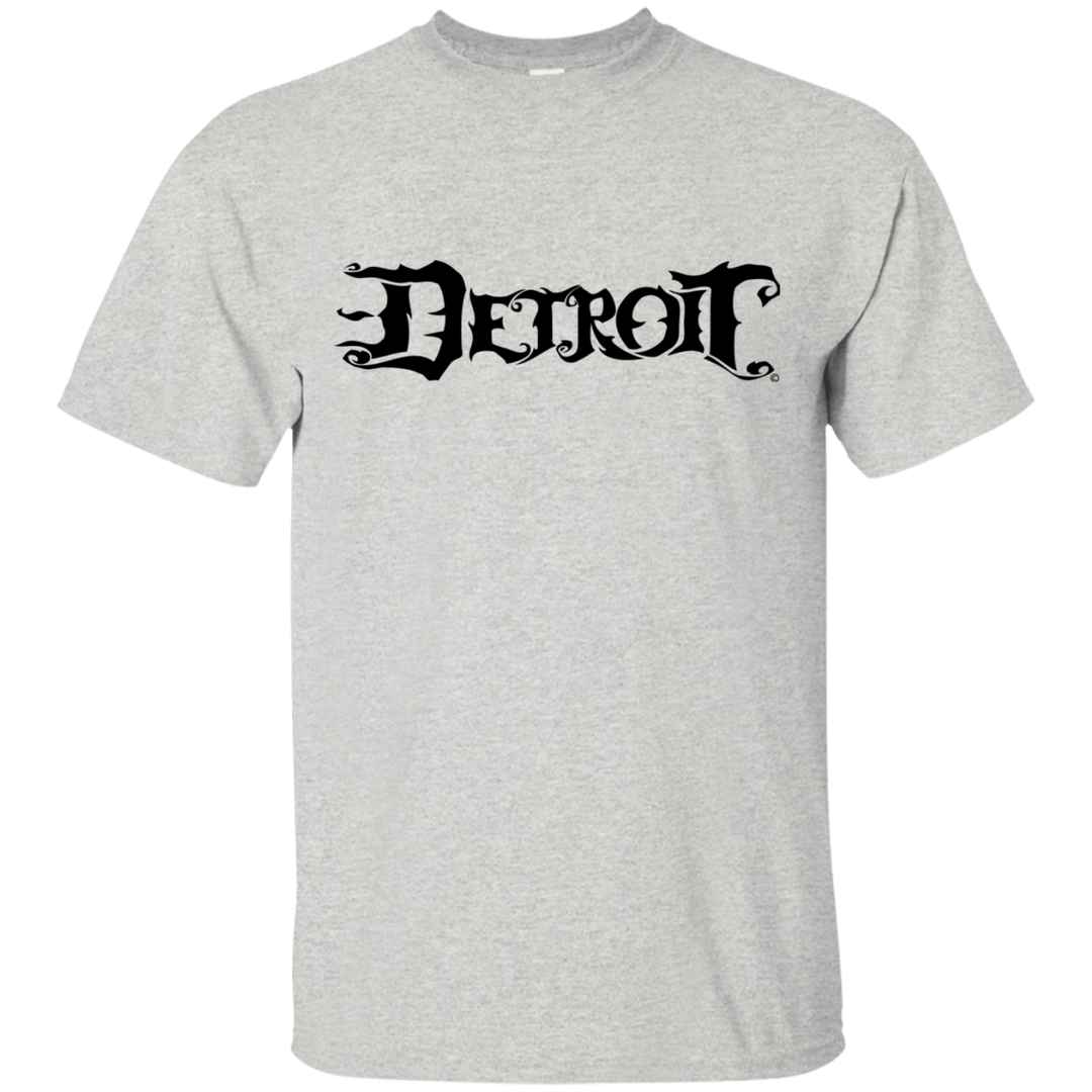 Detroit Original logo Black T-Shirt