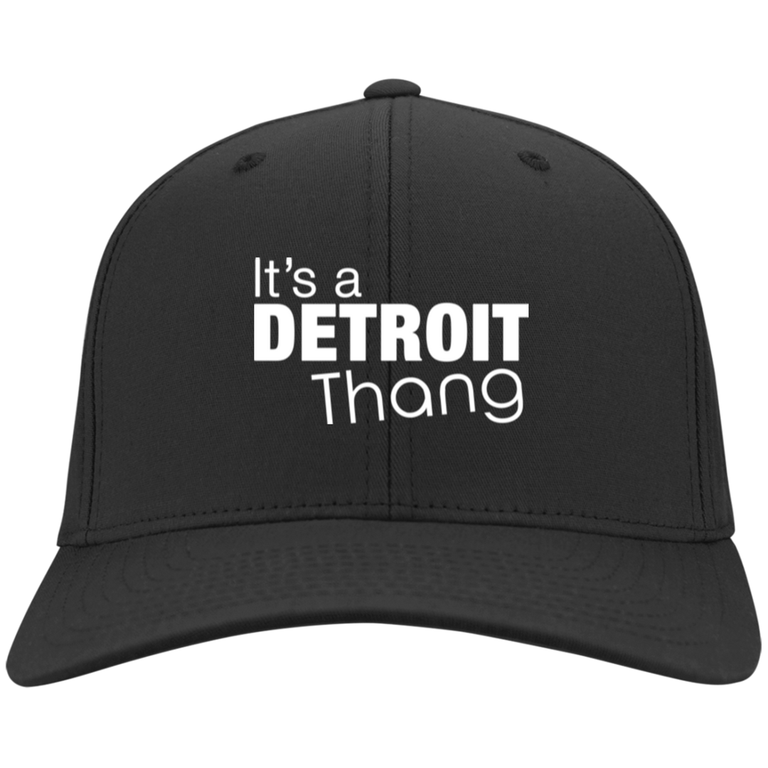 It's A Detroit Thang White Baseball Cap