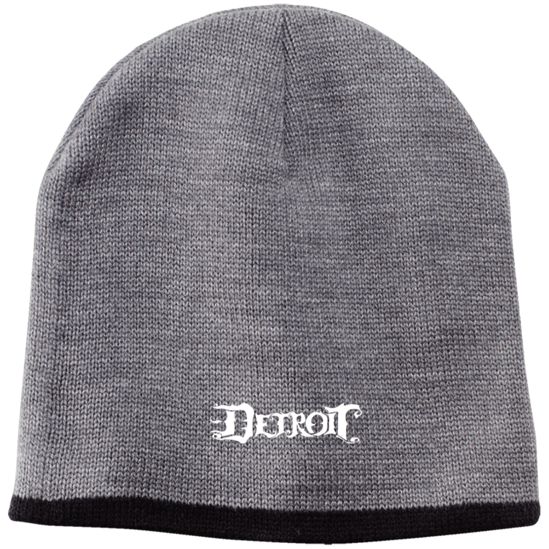 Detroit Original logo White Beanie