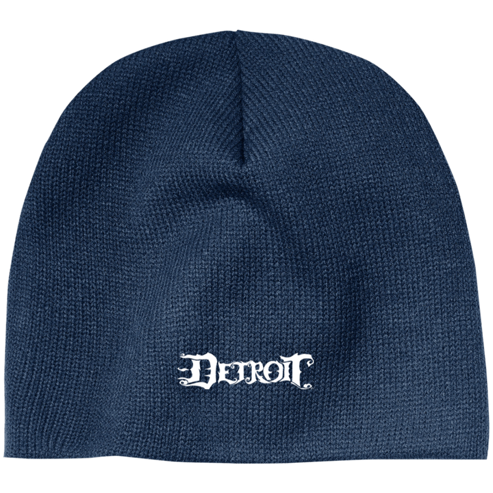 Detroit Original logo White Beanie