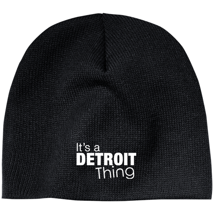 It's a Detroit Thing White Beanie