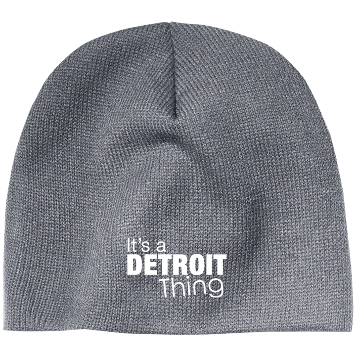 It's a Detroit Thing White Beanie