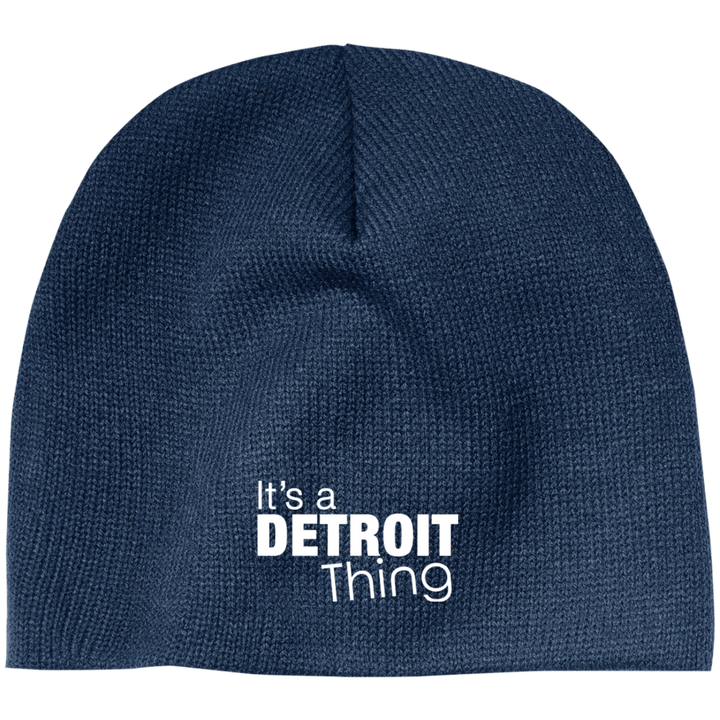 It's a Detroit Thing White Beanie