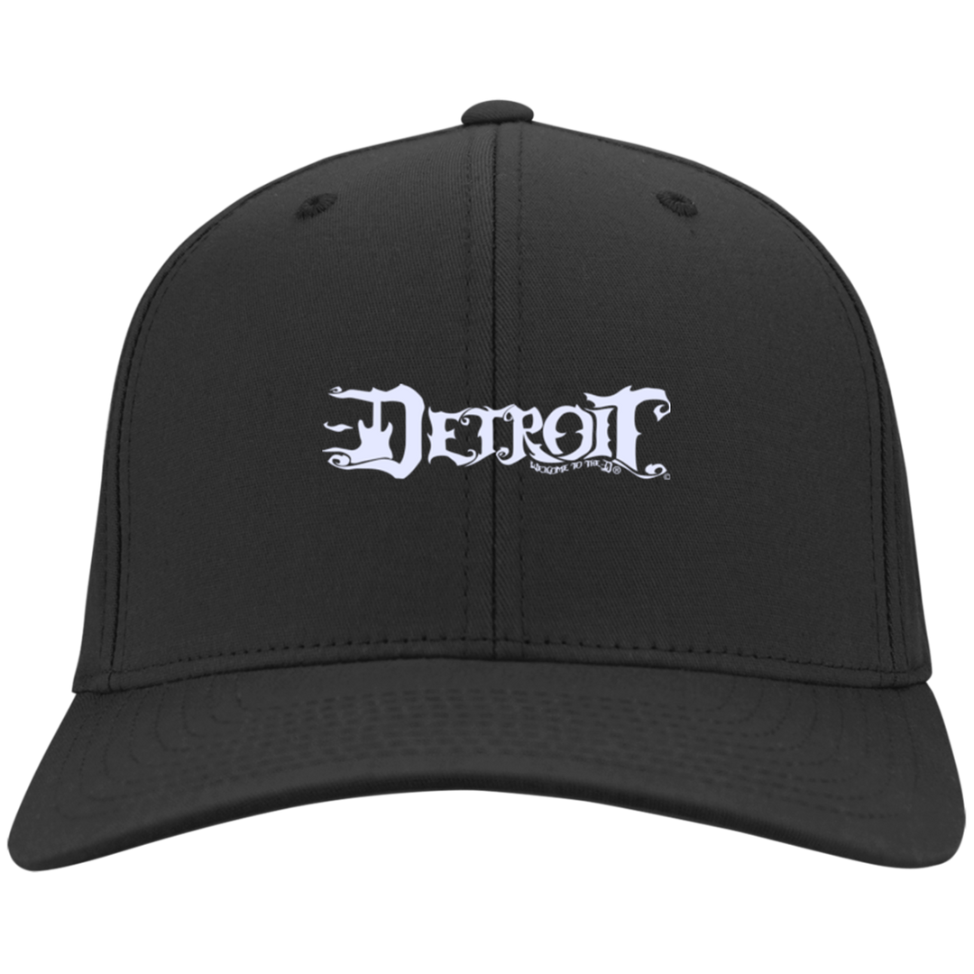 Detroit Guitar D White Logo Cap