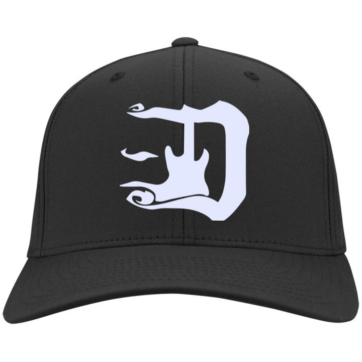 Guitar D White Logo Cap