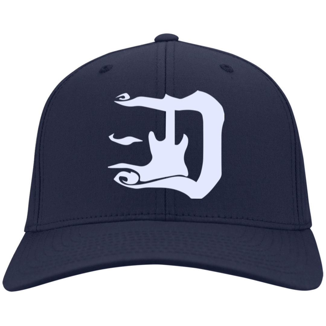 Guitar D White Logo Cap