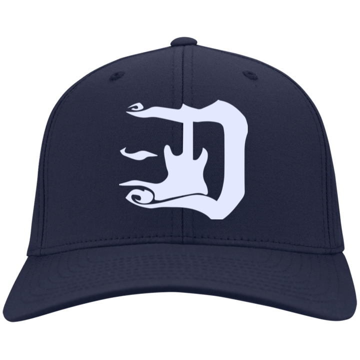 Guitar D White Logo Cap