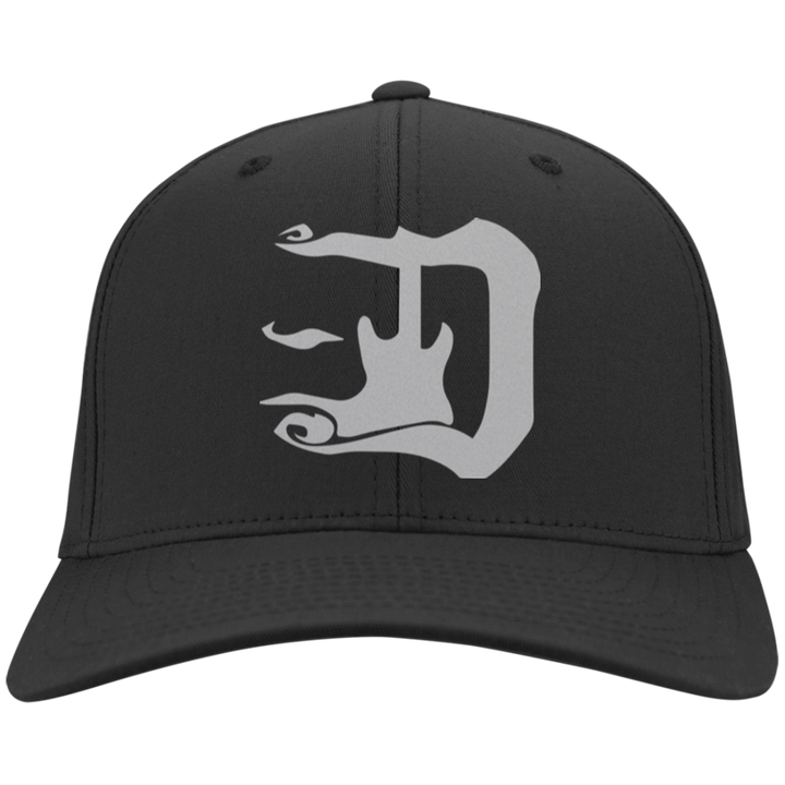 Guitar D Silver Logo Cap