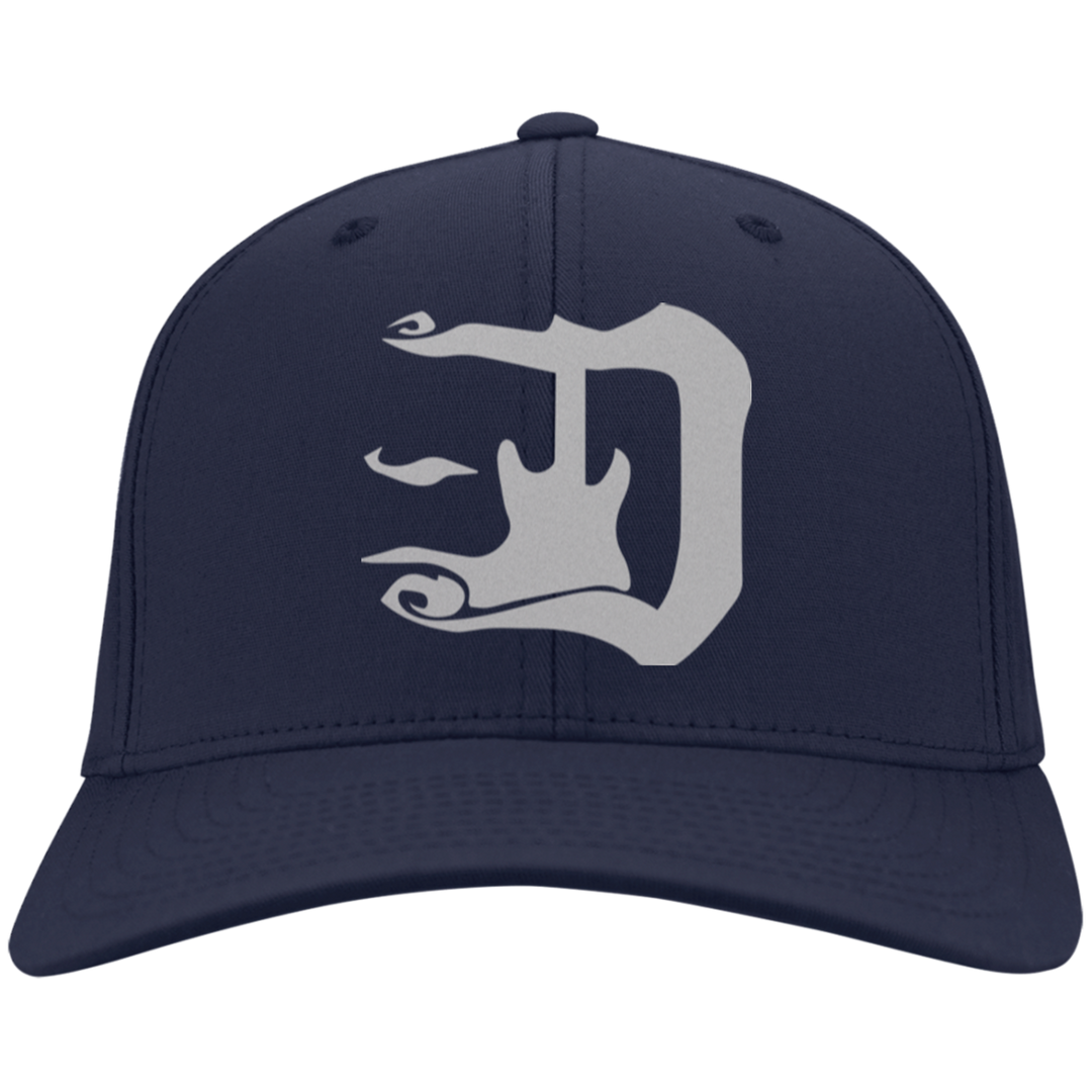 Guitar D Silver Logo Cap