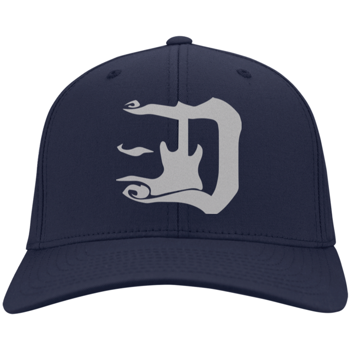 Guitar D Silver Logo Cap