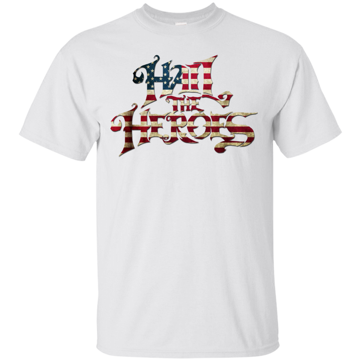 Hail The Heroes Stack America Flag T-Shirt