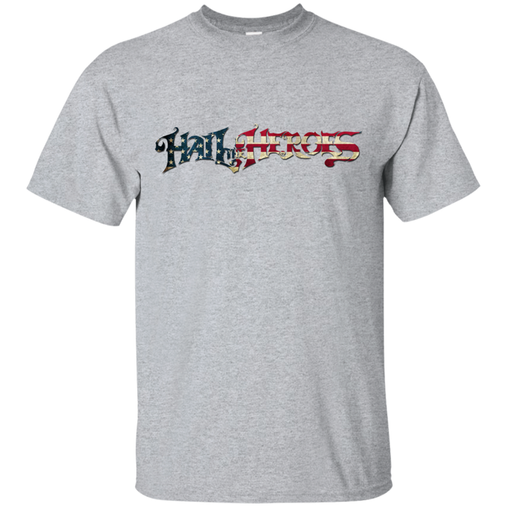 Hail The Heroes Long America Flag T-Shirt