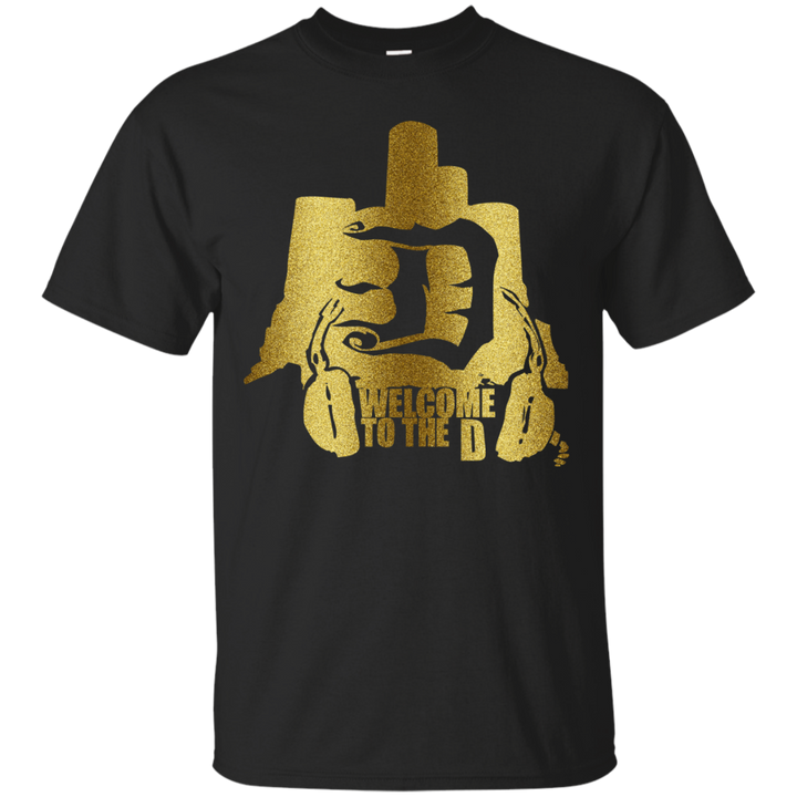 Welcome to the D Headphones Gold T-Shirt