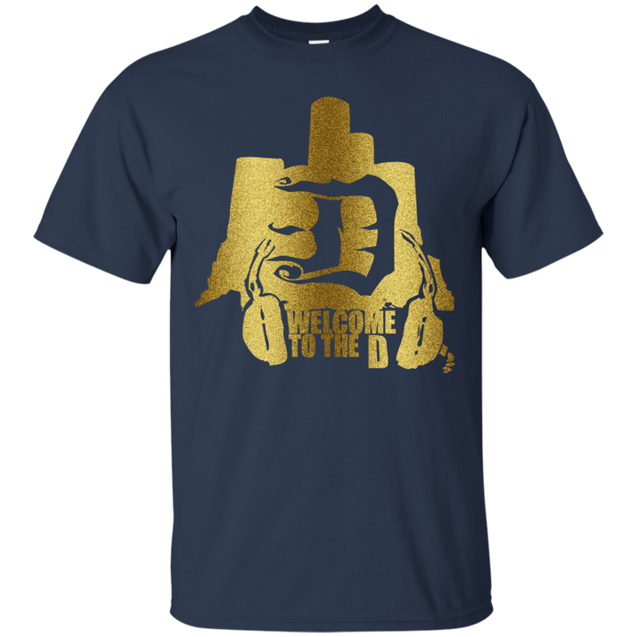 Welcome to the D Headphones Gold T-Shirt