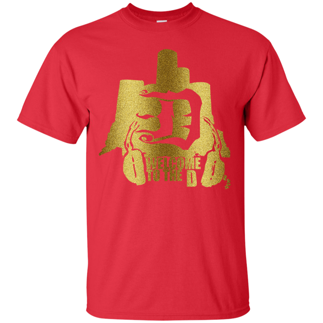 Welcome to the D Headphones Gold T-Shirt