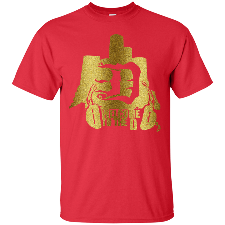 Welcome to the D Headphones Gold T-Shirt