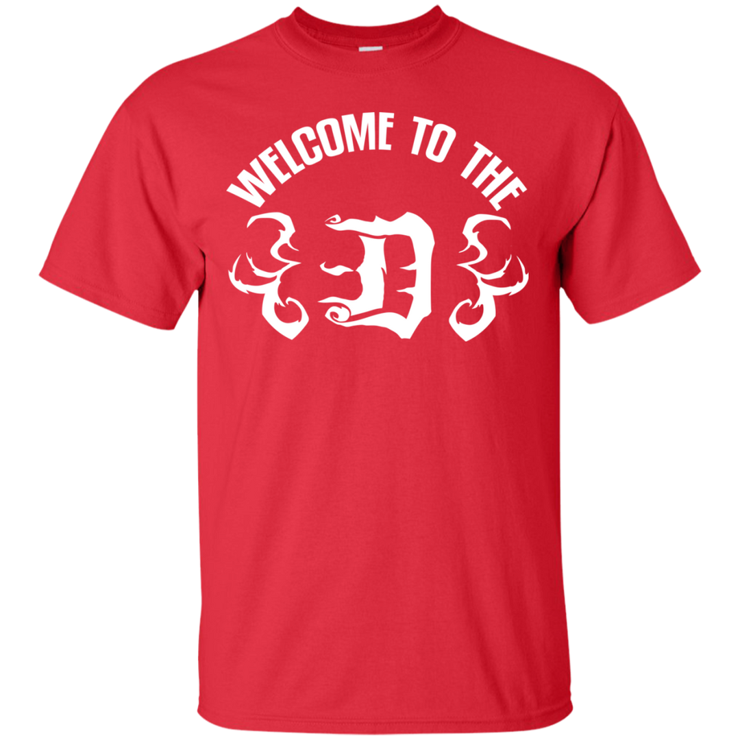 Welcome to the D Flames White T-Shirt