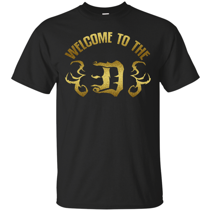 Welcome to the D Flames Gold T-Shirt