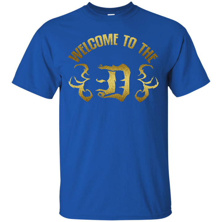 Welcome to the D Flames Gold T-Shirt