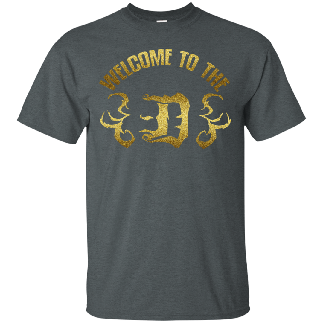 Welcome to the D Flames Gold T-Shirt