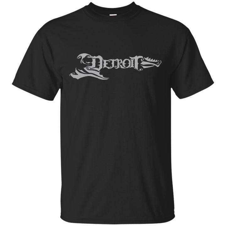 Detroit Guitar Silver T-Shirt