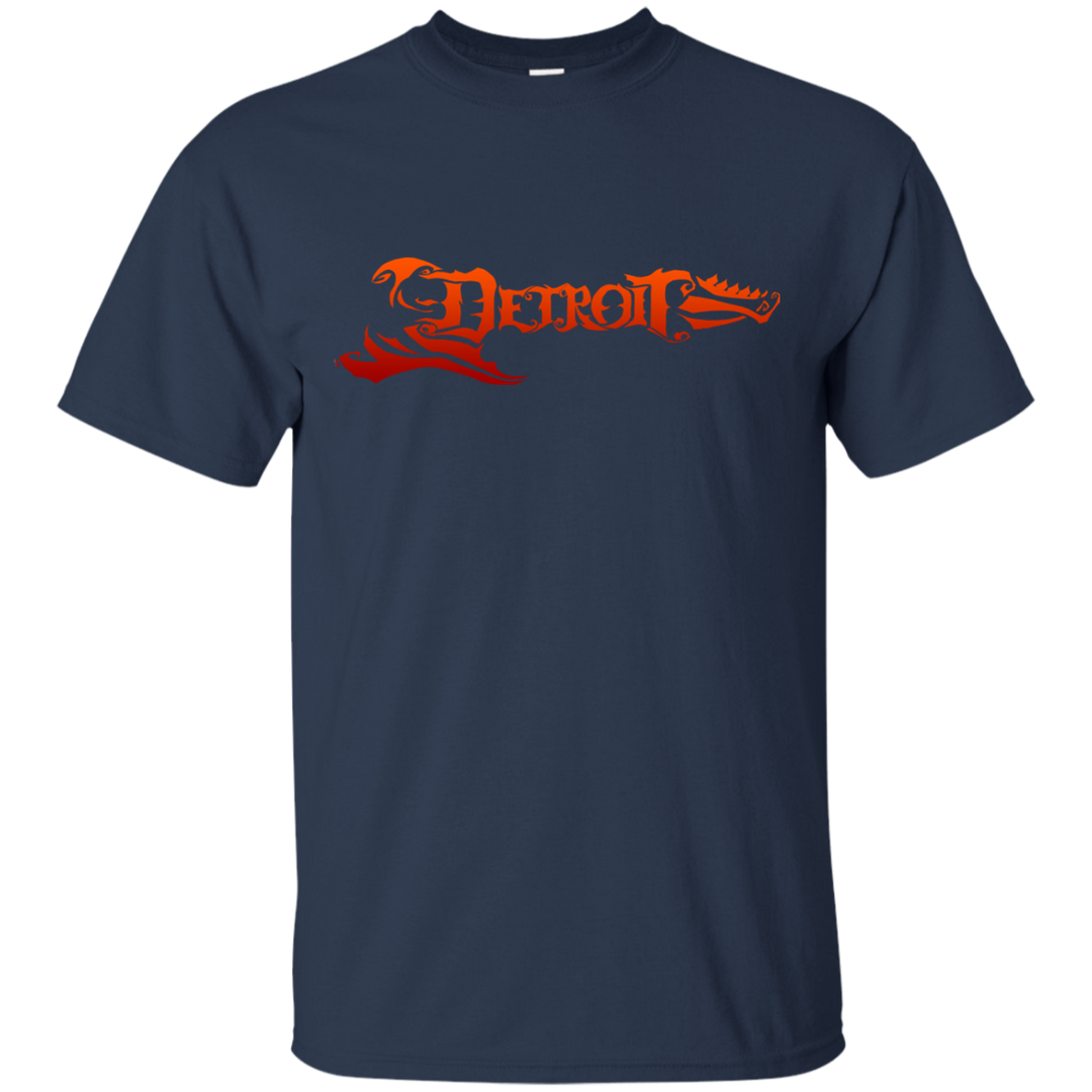 Detroit Guitar Orange T-Shirt