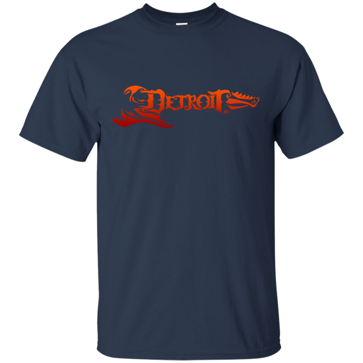 Detroit Guitar Orange T-Shirt