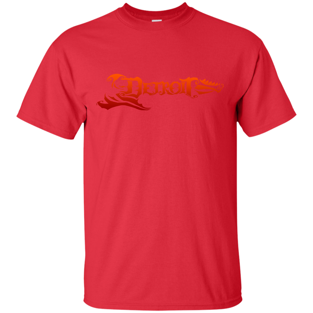 Detroit Guitar Orange T-Shirt